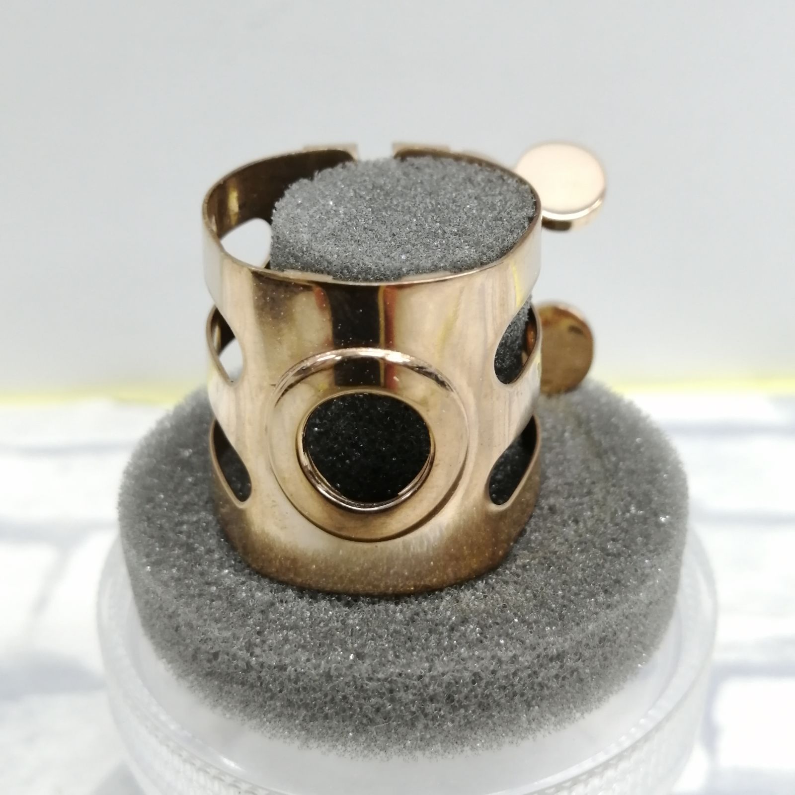 ウッドストーン リガチャー ピンクゴールド Wood 総銀サテンピンク