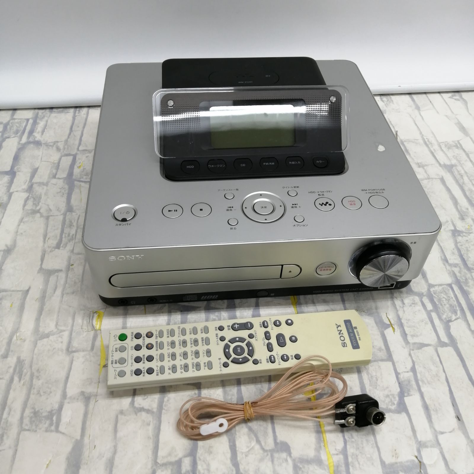 動作品】sony コンポ cmt-e350hd M2132- - メルカリ