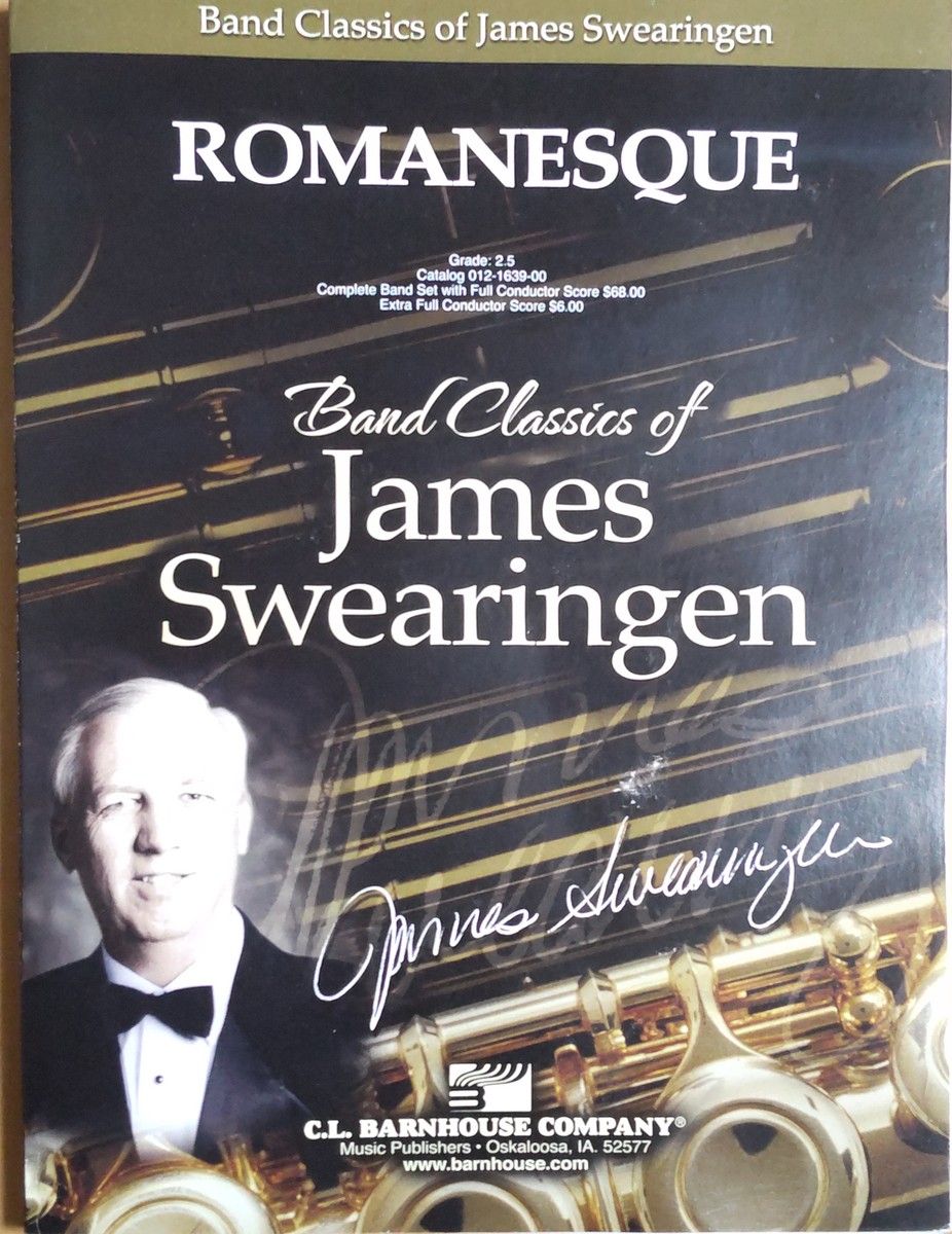 スウェアリンジェン ロマネスク (吹奏楽) 輸入楽譜 Grade 2.5 012-1639-00 Full Conductor Score Swearingen ROMANESQUE バーンハウス/C.L. BARNHOUSE COMPANY 洋書