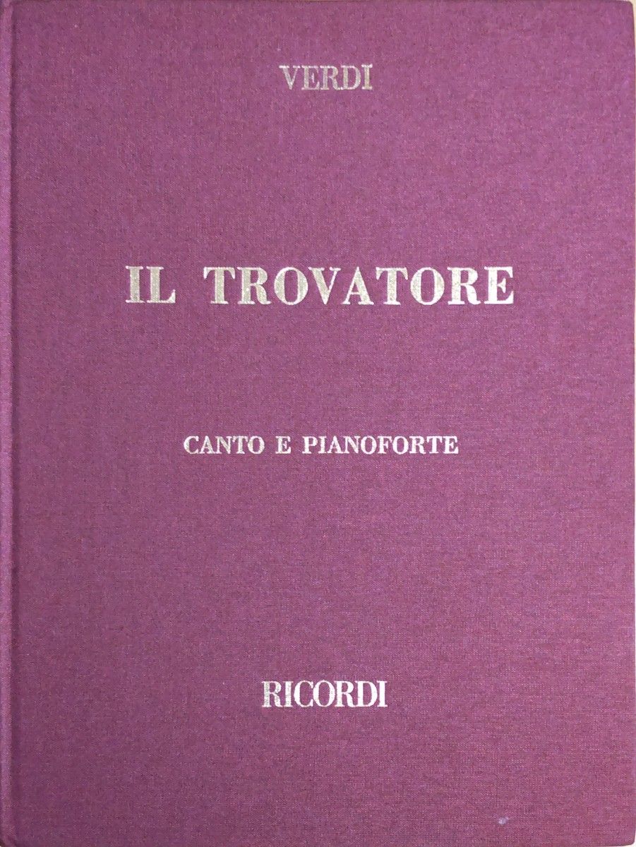 Verdi Il Trovatore 楽譜 トロヴァトーレ ヴェルディ ヴェルディ 歌劇「イル・トロヴァトーレ」 (ヴォーカルスコア) 輸入