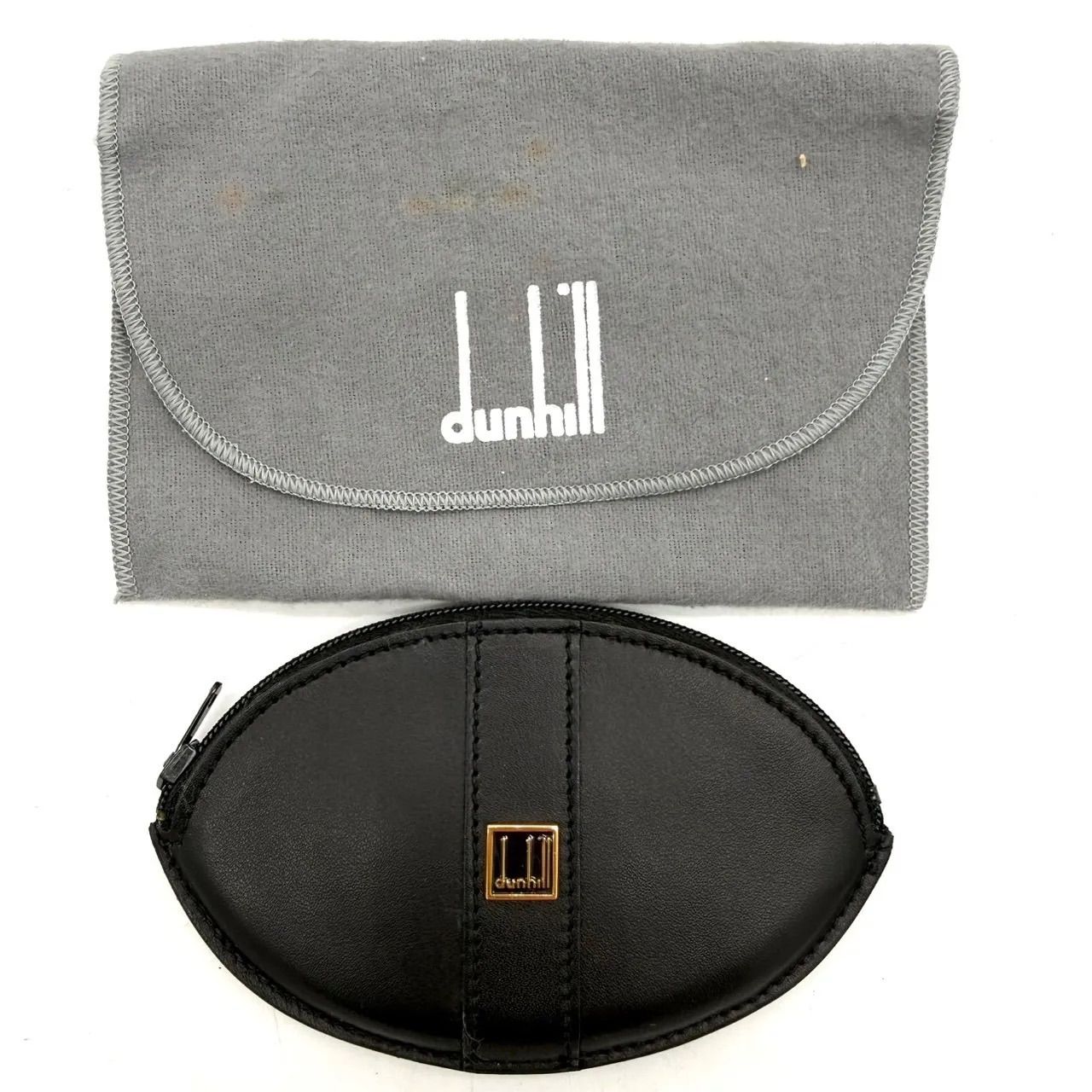 dunhill ダンヒル コインケース 小銭入れ レザー ブラック 黒 良品