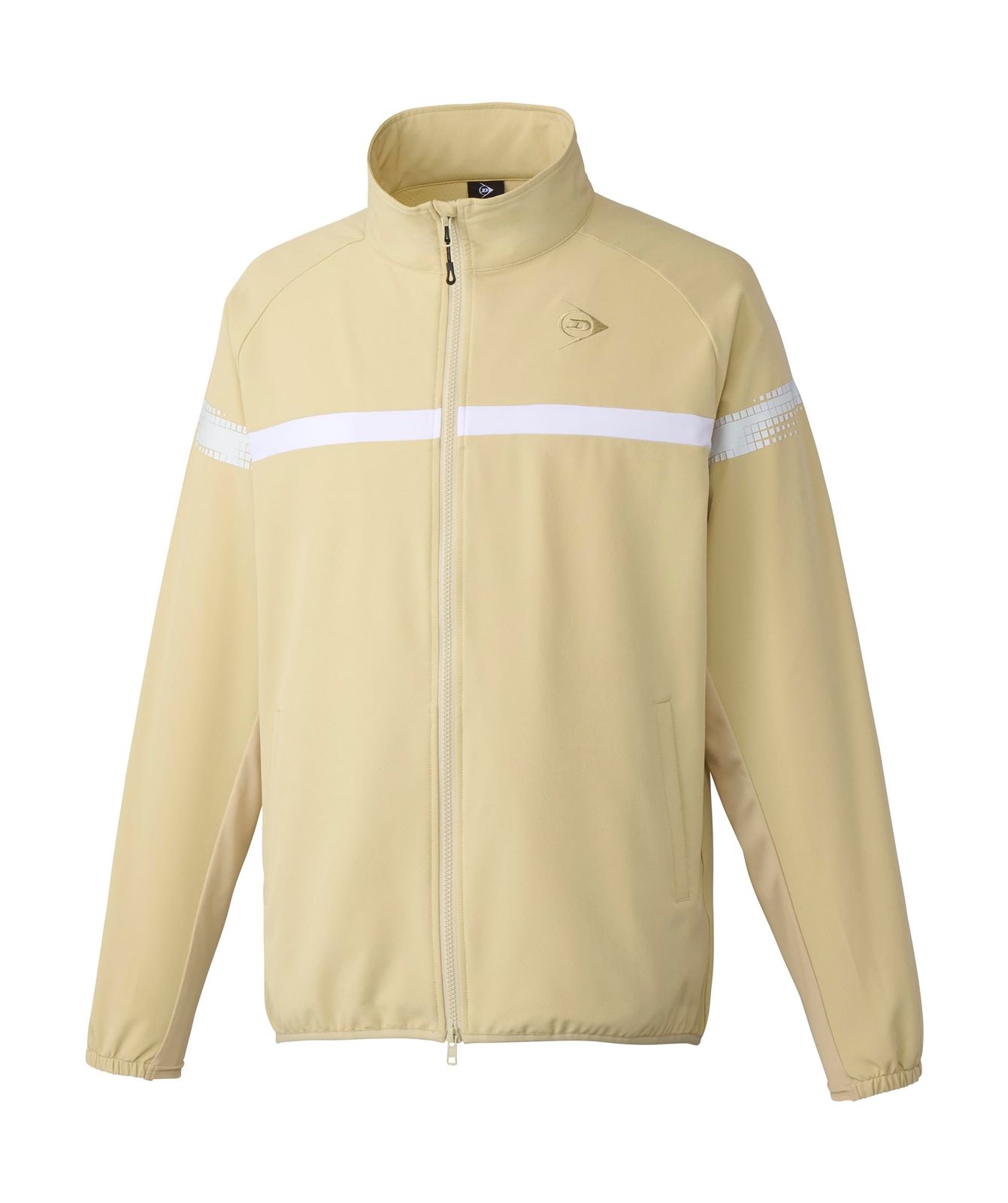 新品 [DUNLOP] ダンロップ テニスウエア トラックジャケット ユニセックス 2026SS DAF5600 ﾗｲﾄﾍﾞｰｼﾞｭ L
