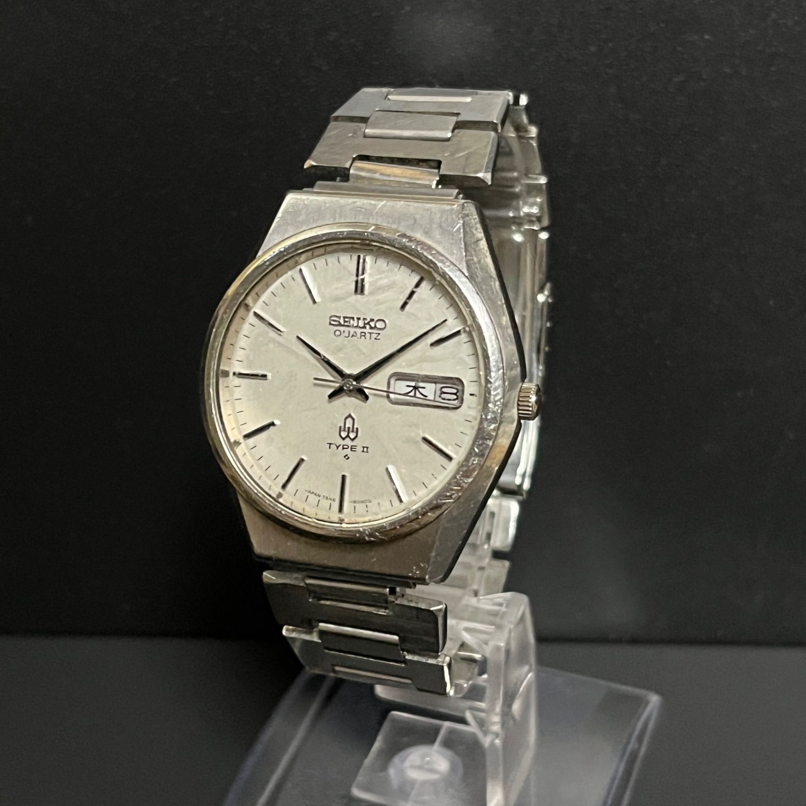 稼動品】 SEIKO TYPE Ⅱ 7546-8070 メンズ 腕時計 セイコー 動作確認 