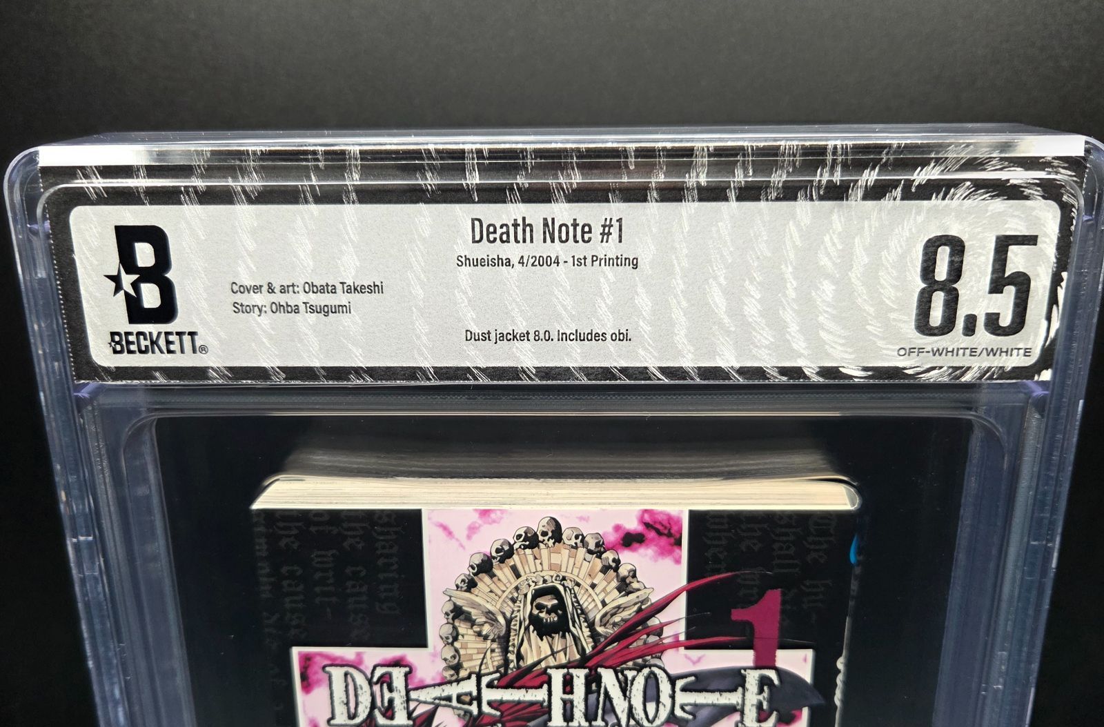 Death Note デスノート 1巻 初版 帯付き BGS8.0 鑑定済 71yshzgt0FL._AC_UF894,