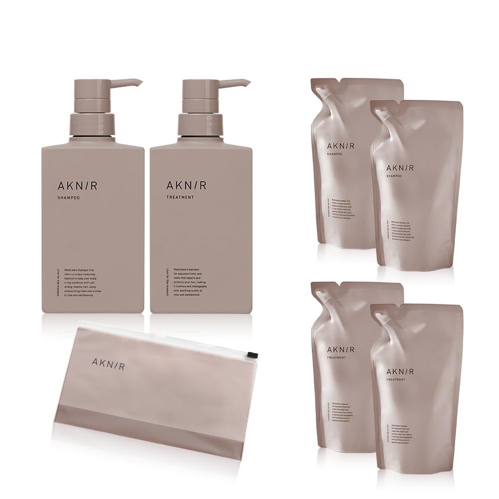 新品】AKNIR 梨花 ヘアシャンプー 各300ml トリートメント 各300g
