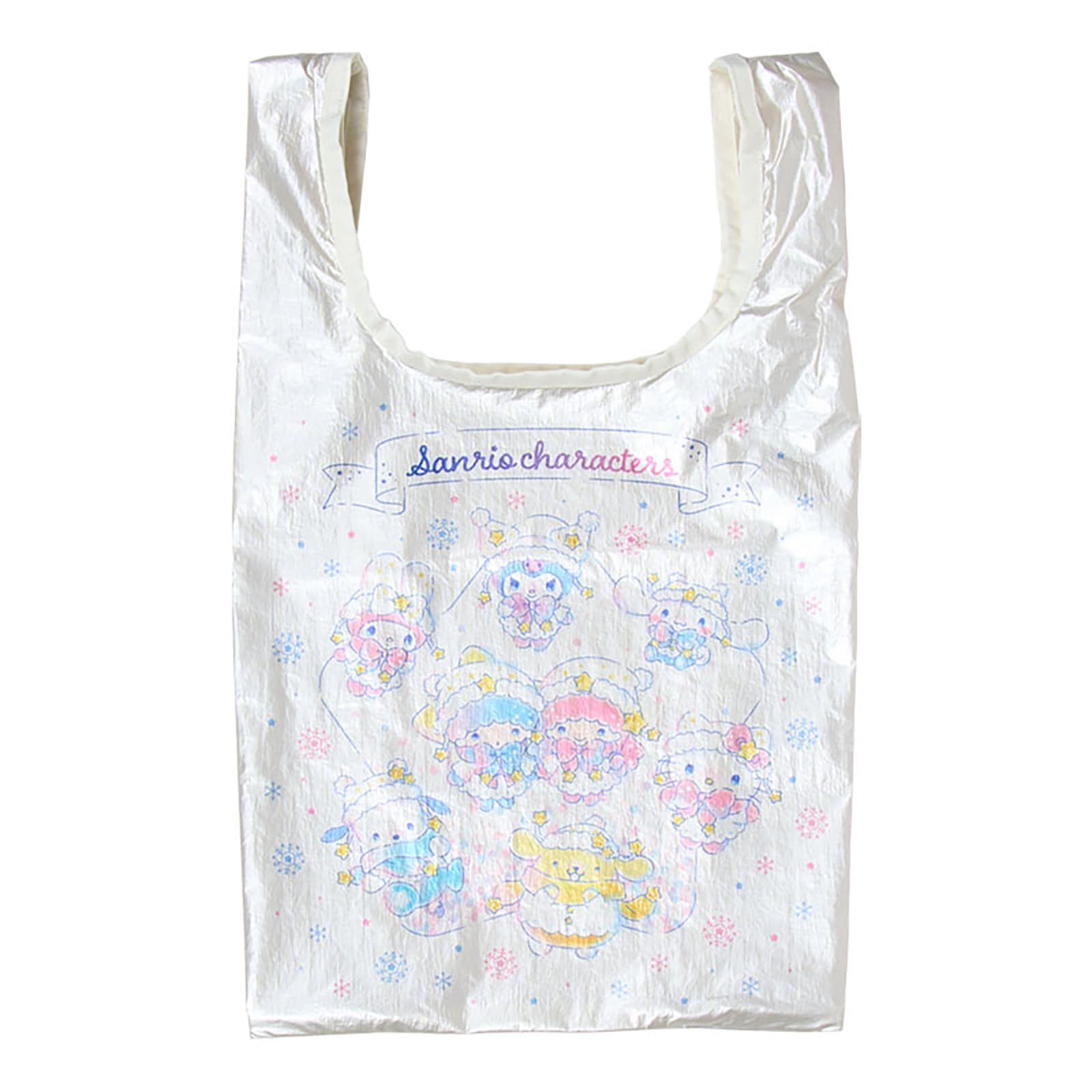 新品 サンリオ(SANRIO) ケース付きエコバッグ（キラキラウインター