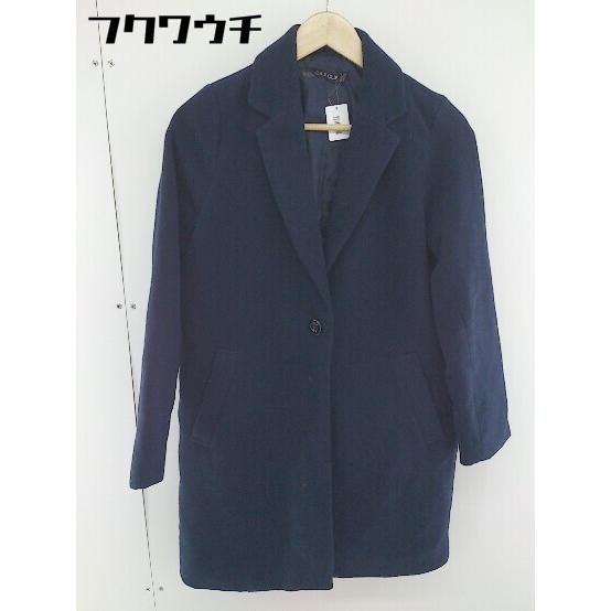 ◇ CHIP CLIP チップ クリップ 長袖 チェスター コート サイズ M ネイビー レディース 【中古】 【1107090003801】