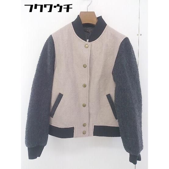 ◇ CIAOPANIC チャオパニック スナップボタン 長袖 ブルゾン サイズ M ベージュ グレー レディース 【中古】 【1109090011220】