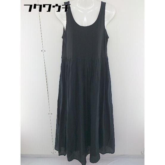 ◇ Silverlight URBAN RESEARCH 切り替え ノースリーブ ロング ワンピース サイズF ブラック レディース 【中古】 【1109140013846】