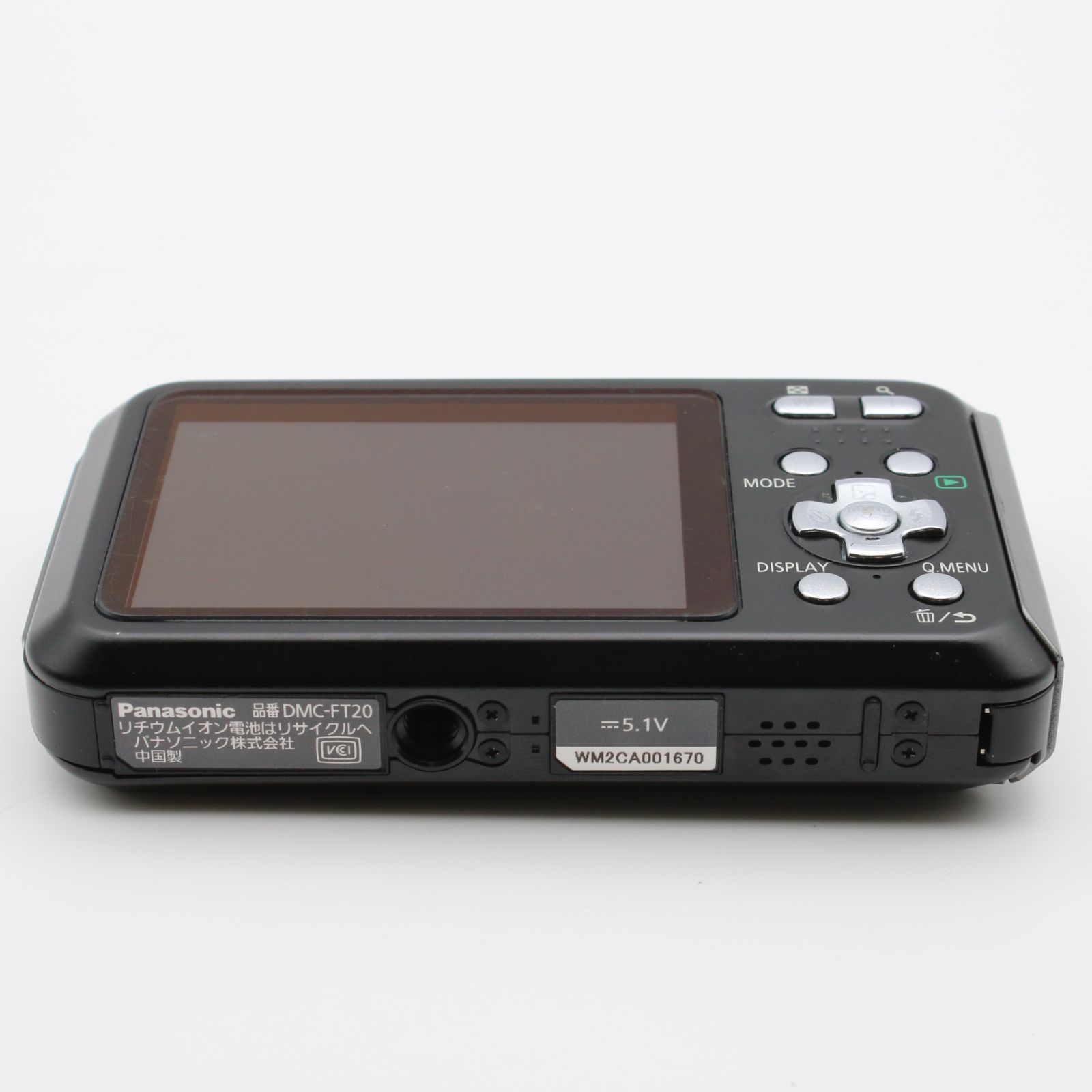 美品】 Panasonic LUMIX DMC-FT20 防水モデル エスプリブラック
