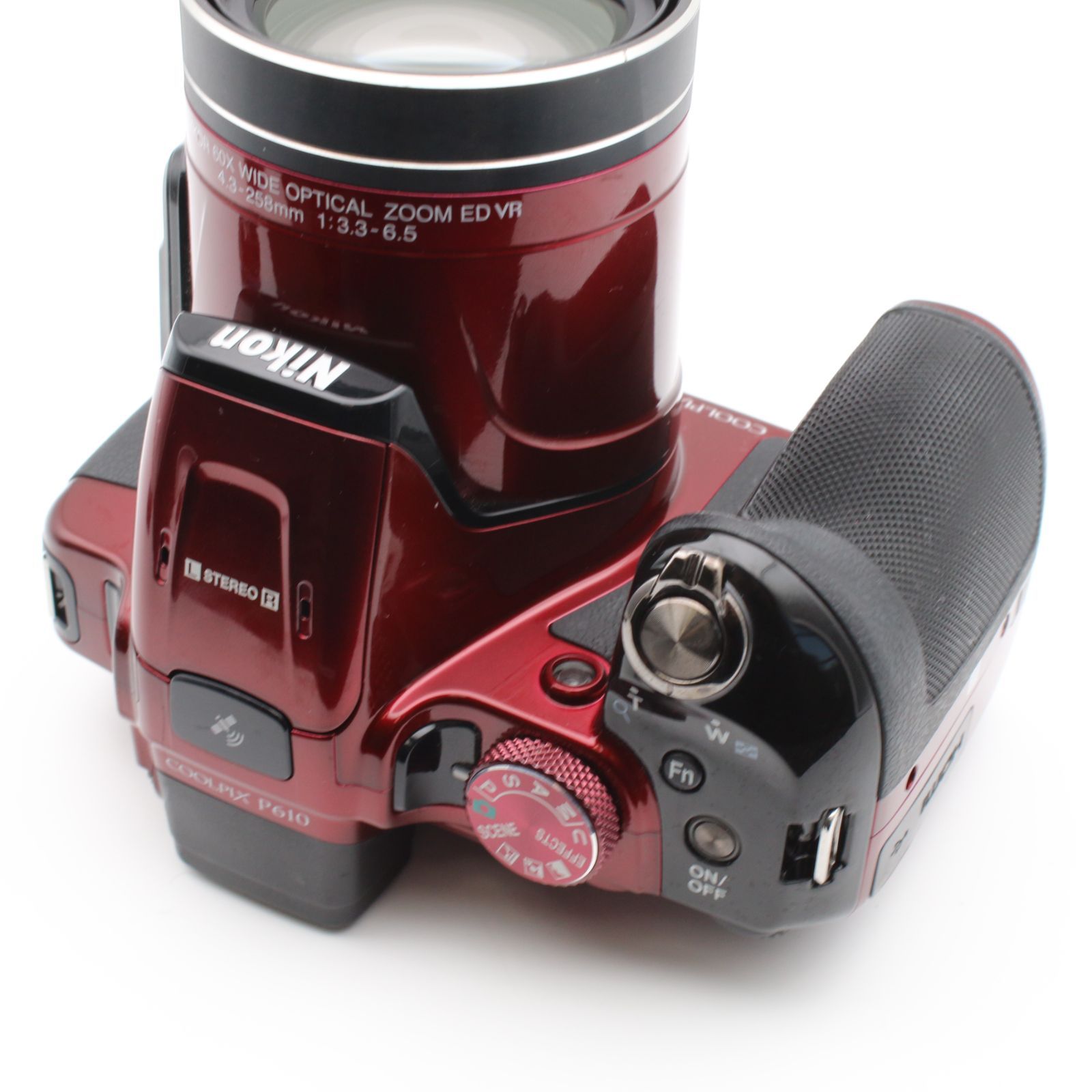 美品】 Nikon COOLPIX P610 光学60倍 1600万画素 レッド デジタル