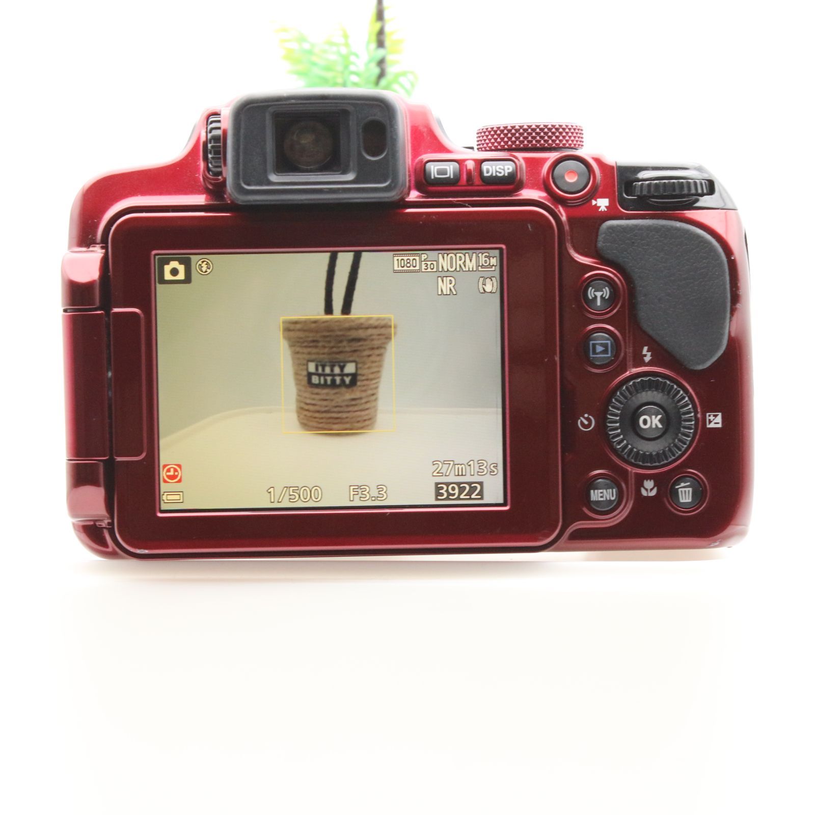 美品】 Nikon COOLPIX P610 光学60倍 1600万画素 レッド デジタル