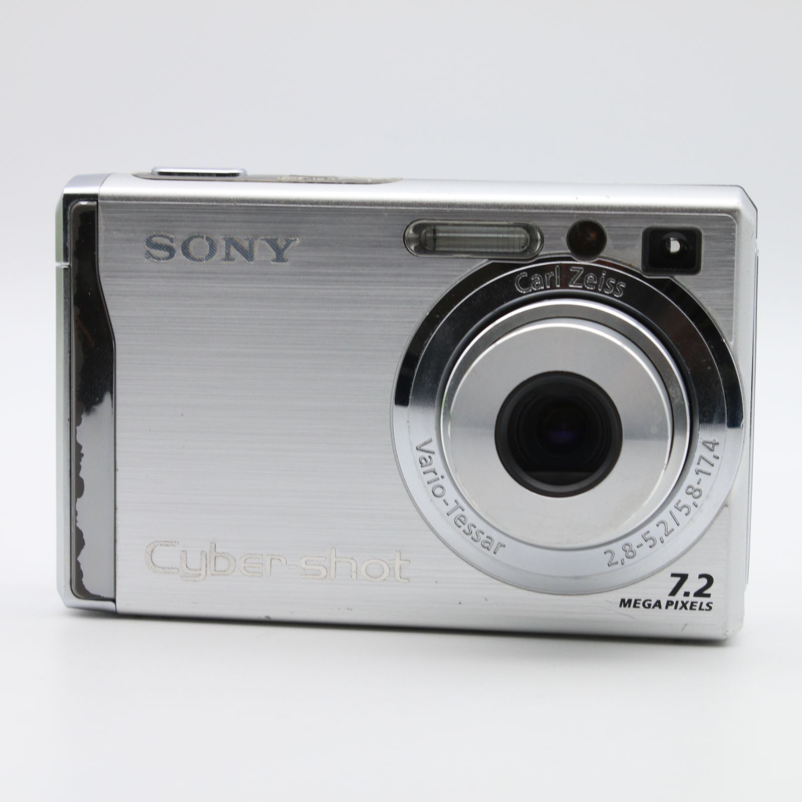美品】 SONY Cyber-shot DSC-W80 シルバー コンパクトデジタルカメラ