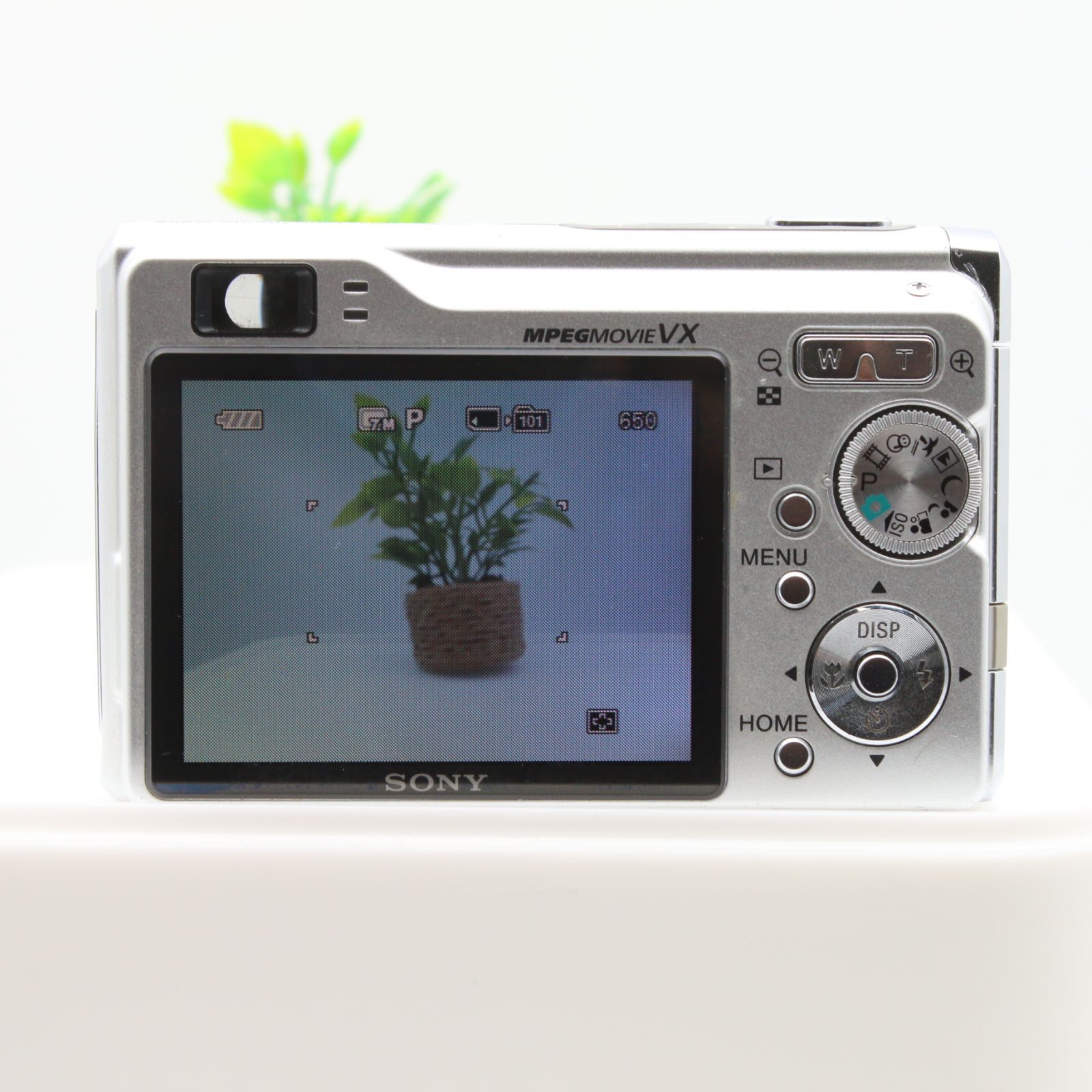 美品】 SONY Cyber-shot DSC-W80 シルバー コンパクトデジタルカメラ
