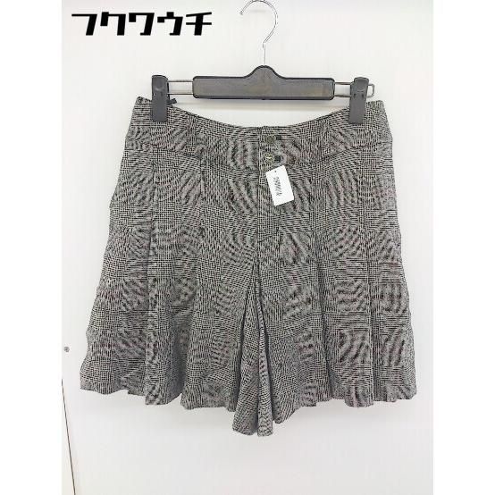 ◇ 23区 SPORT ニジュウサンクスポーツ チェック ショート ハーフ パンツ サイズM ブラック系 レディース 【中古】 【1109220013339】