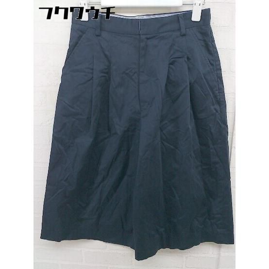 ◇ SHIPS シップス タック スカーチョ ガウチョ パンツ サイズ36 ネイビー レディース 【中古】 【1112030001076】