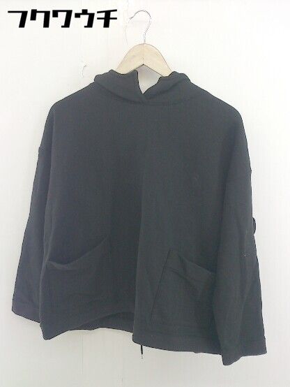 ◇ Trois トロワ 長袖 パーカー ブラック系 レディース 【中古】 【1201170001432】