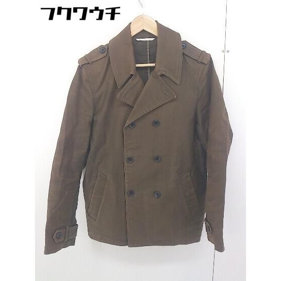 ◇ UNITED ARROWS BLUE LABEL ダブル 長袖 ジャケット サイズ L カーキ系 メンズ 【中古】 【1201140003404】