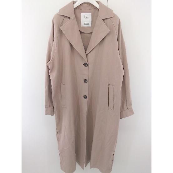 ◇ notch. ノッチ 長袖 ロング コート サイズM ピンク レディース 【中古】 【1205130007304】
