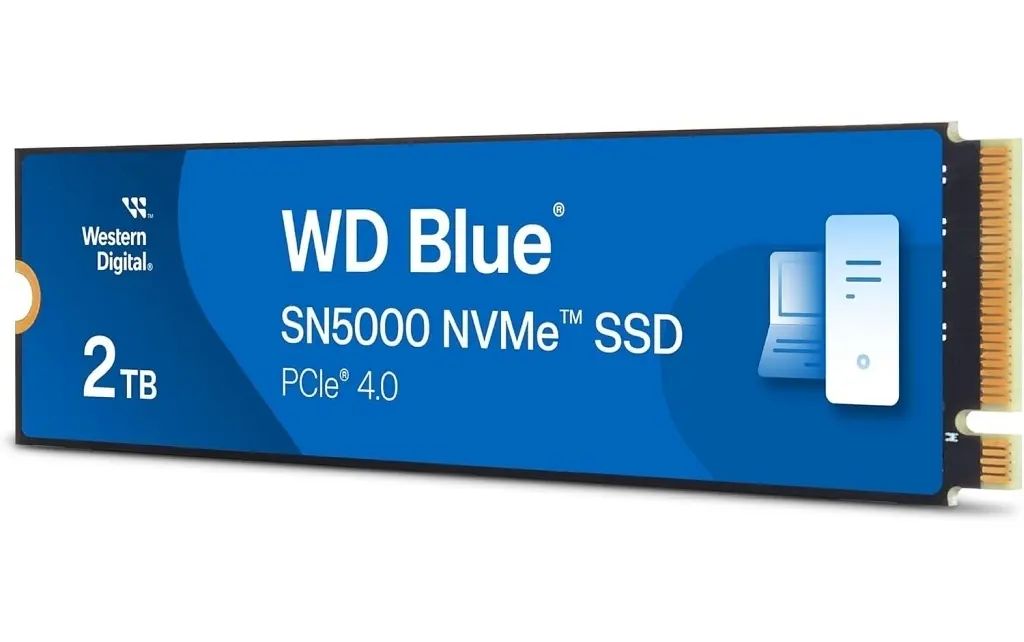 【新品】PCハード M.2 NVMe接続 内蔵SSD 2TB WD Blue SN5000シリーズ [WDS200T4B0E]