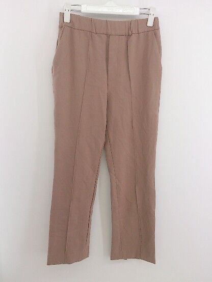 ◇ green label relaxing UNITED ARROWS ウエストゴム スリット パンツ サイズ34 テラコッタ レディース P 【中古】 【1209300009501】