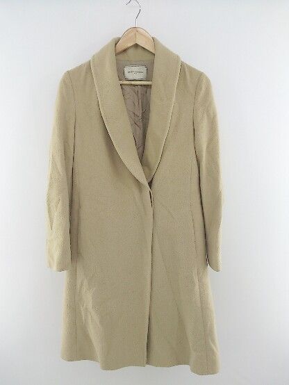◇ ◎ UNITED ARROWS ユナイテッドアローズ ウエストリボン 長袖 コート サイズ 40 ベージュ レディース P 【中古】 【1211020002229】