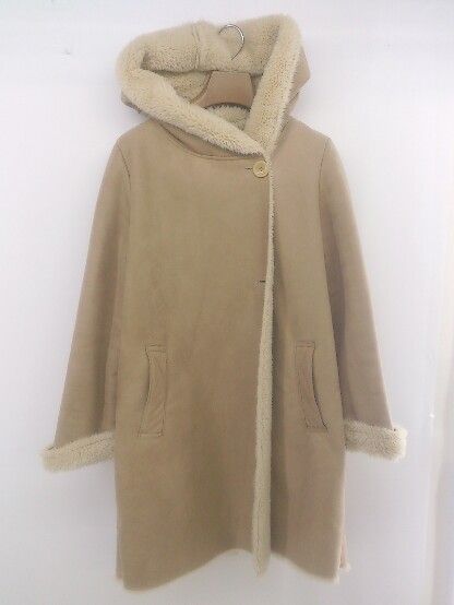 ◇ Heather ヘザー 長袖 ムートンコート サイズF キャメル系 レディース P 【中古】 【1211120003669】