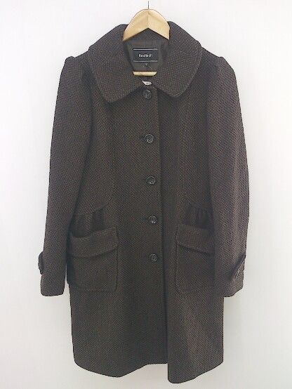◇ HusHusH ハッシュアッシュ 長袖 コート サイズ40 ブラウン系 レディース P 【中古】 【1211280002960】