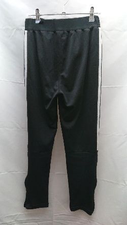 ◇ adidas アディダス 裾ジップアップ トレーニングパンツ 表記なし ブラック レディースメンズ E 【1301260023907】