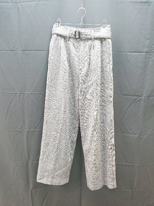 ◇ apart by lowrys アパートバイ ローリーズ ウエストゴム　ツータック　裏地 パンツ サイズM グレー系 レディース E 【1303290026101】
