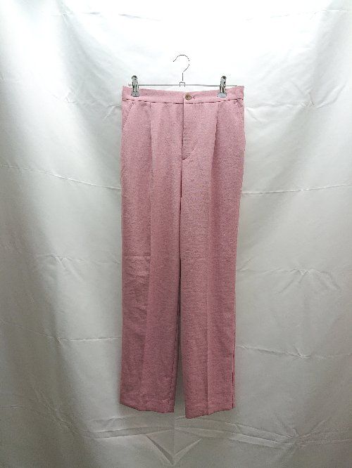 ◇ CIAOPANIC TYPY ウエストゴム　ワンタック　センタープレス　シンプル　薄手 パンツ サイズL ピンク系 レディース E 【1303270009001】