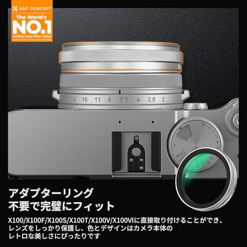 K*C様 美品☆Canon　EF35mm F2 レンズ/ 保護フィルター付き K&F CONCEPT レンズ保護フィルター UVフィルター 富士フイルム互換
