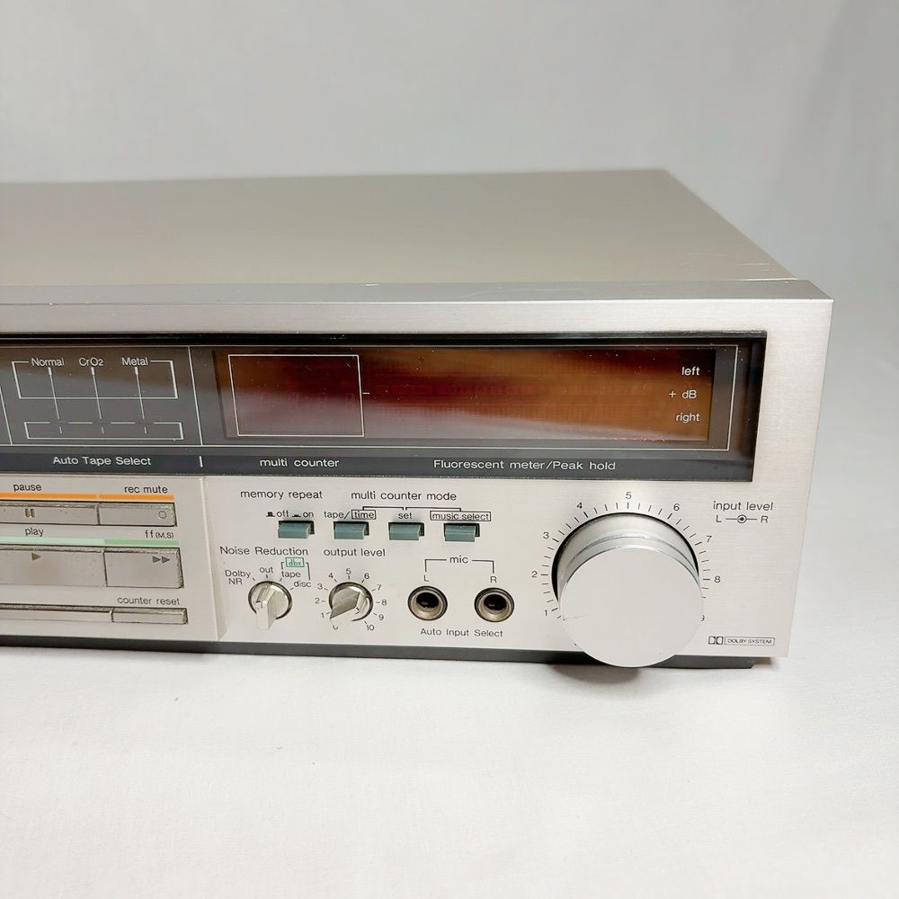 ★☆Technics 　M250 カセットデッキ Technics RS-M255X カセットデッキ オーディオ vintage 90s レトロ