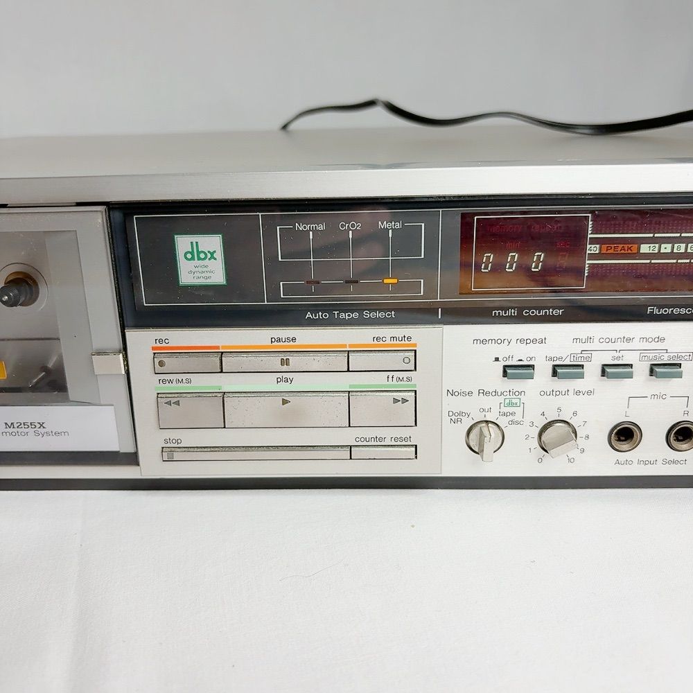 Technics RS-M255X カセットデッキ オーディオ vintage 90s レトロ