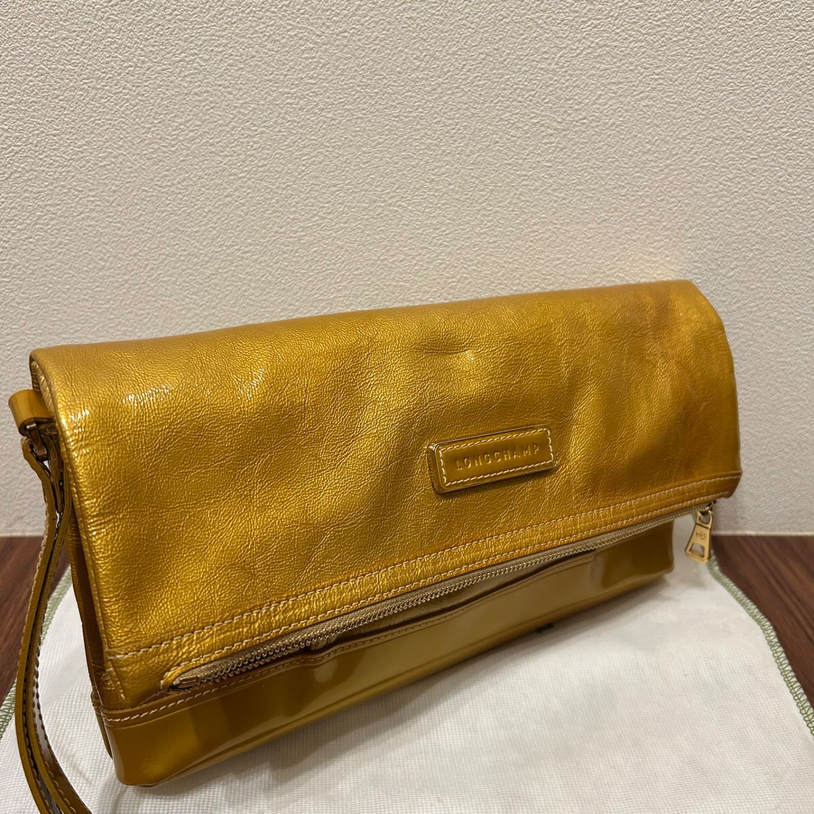 美品 LONGCHAMP ロンシャン レディース クラッチバッグ セカンドバッグ 