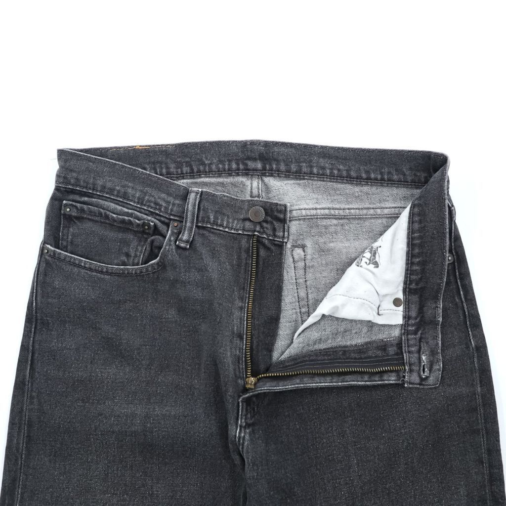 Levi's 505C ブラックデニム ジーンズ L ブラックフェード レザー