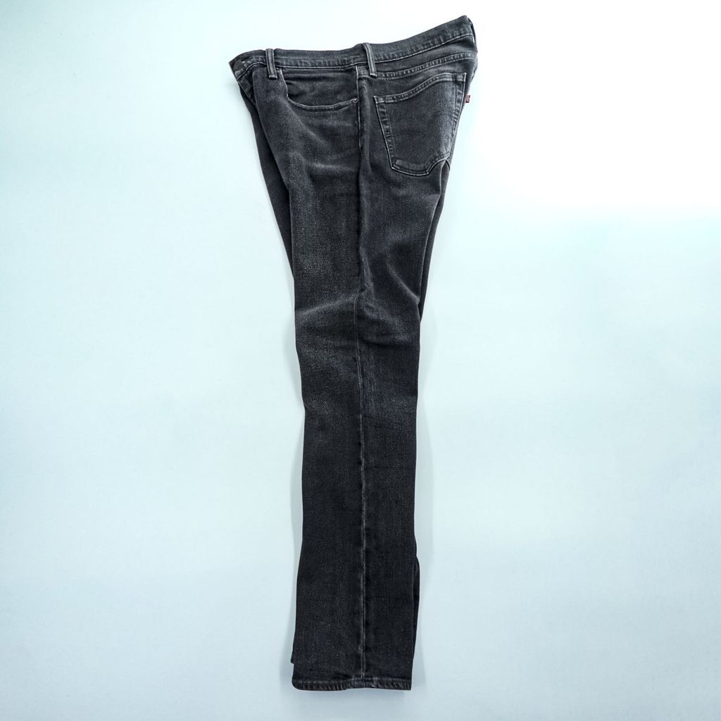Levi's 505C ブラックデニム ジーンズ L ブラックフェード レザー