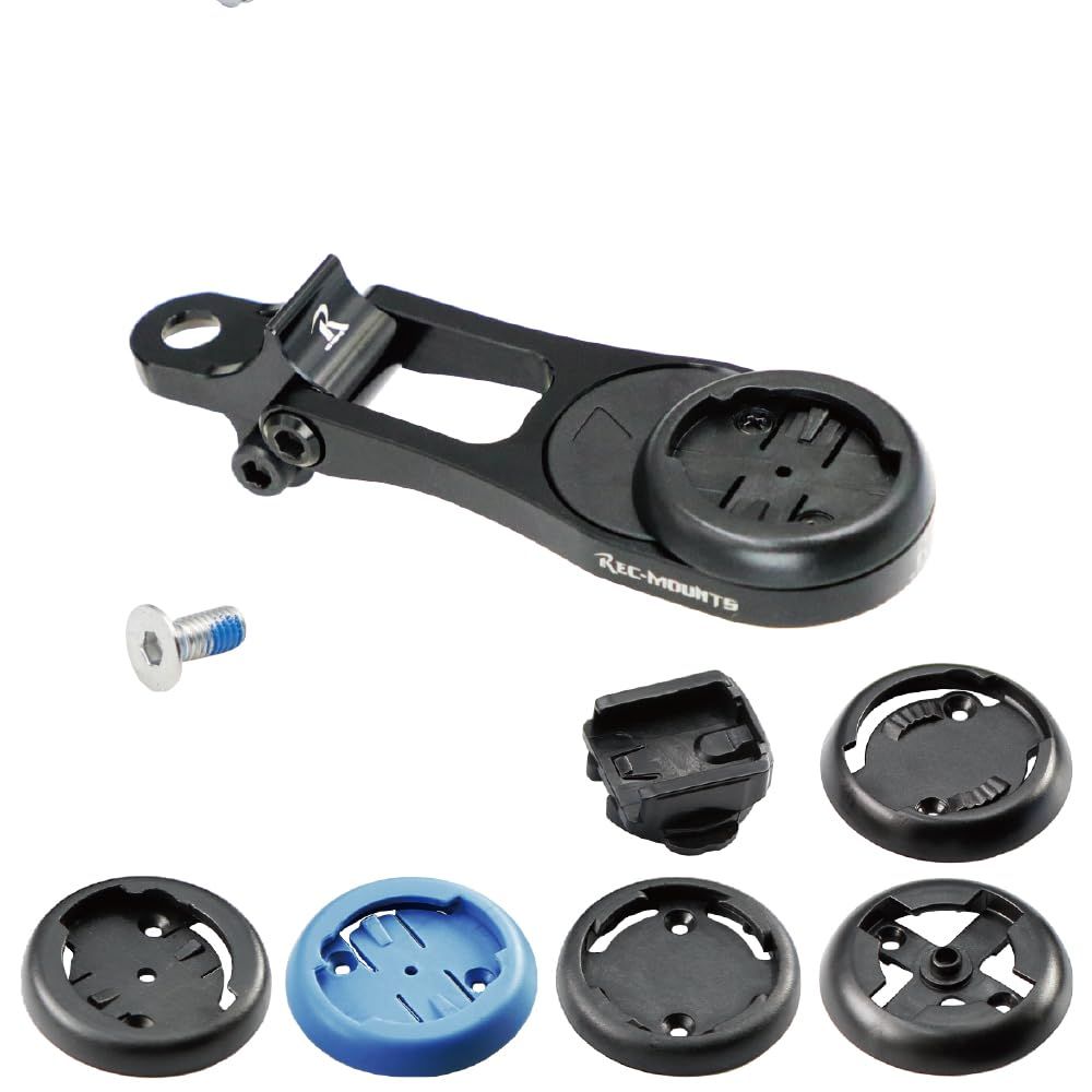 レックマウント(Rec-Mounts) キャニオン (CP0038 CP0047 CP0048 AeroCocpit)エアロコックピットハンドル専用 タイプα コンボ マウント (14ブランド対応モデル) 【CANYON7αW】ガーミン,キャットアイ ...