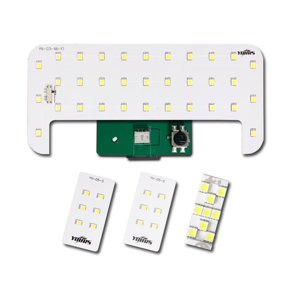 YOURS(ユアーズ) カローラクロス 専用 LED ルームランプセット [ユアーズ基盤設計] [カラー:ゴールド] センター ラゲッジ バニティ 室内灯 専用設計 純正LED 光量調整 ルームランプ COROLLA CROSS トヨタ TOYOTA ...