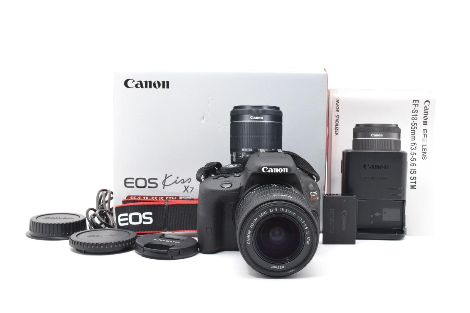 ☆極上美品☆ CANON キャノン EOS kiss X7 / EF-S 55-250mm F4-5.6 IS 