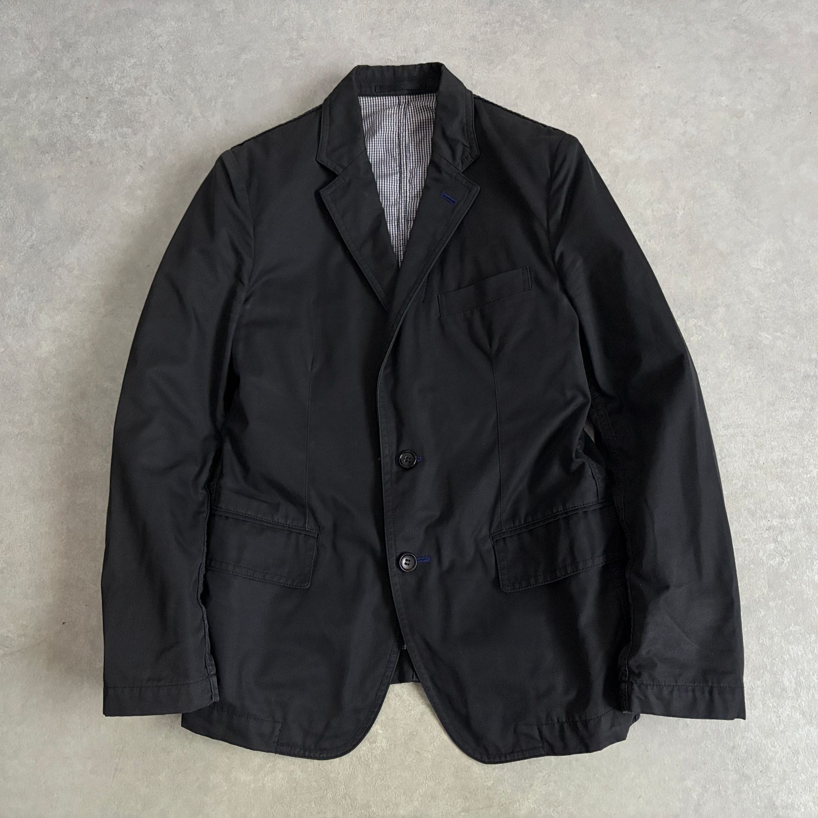 08's COMME des GARCONS HOMME Archive 裏地ギンガムチェック柄 テーラード ジャケット ブレザー コムデギャルソン オム 18,460円