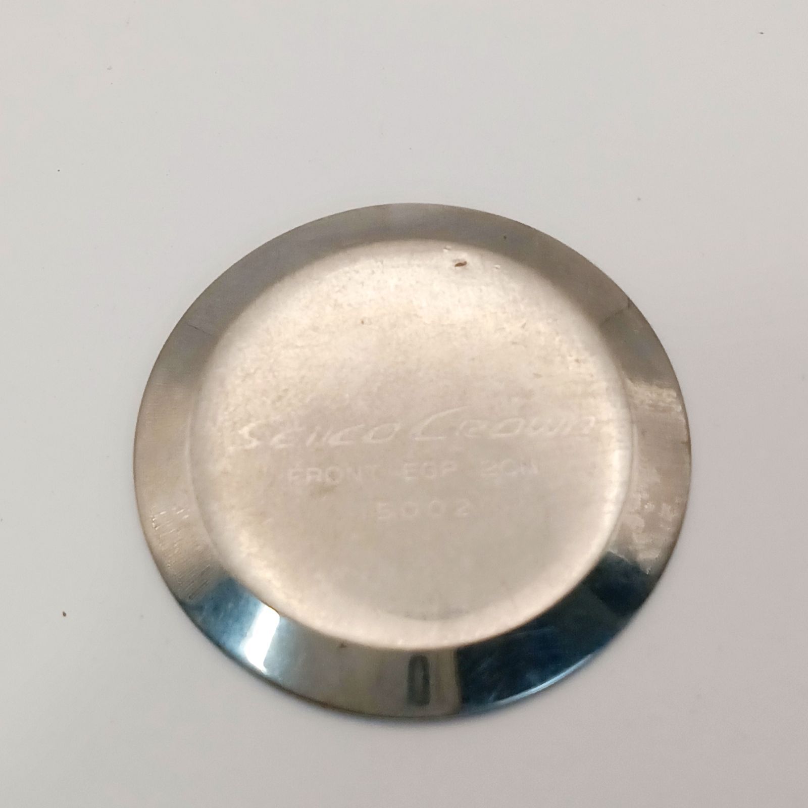 0512-1 SEIKO CROWN EGP 20micron セイコー クラウン 15002 メンズ腕時計 裏蓋 パーツ 部品