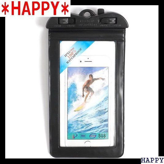 原ウール 防水スマホケース ブラック IPX8 - メルカリ