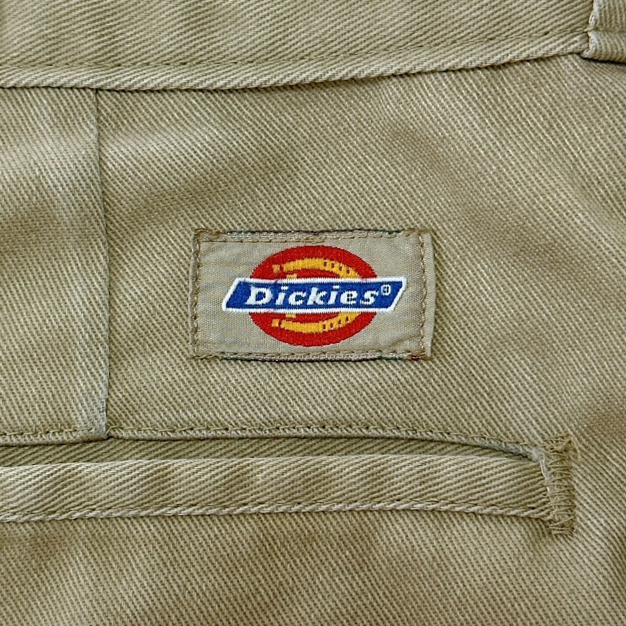 希少80s-90s USA製】ディッキーズ 874 TALONジップ W32 L32 カーキ