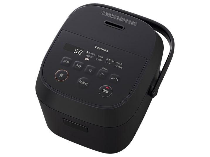 【新品・5営業日で発送】TOSHIBA 東芝 東芝 RC-5AMX(K) マイコン炊飯器 厚釜1.7mm ふっくら炊き上げ 3合炊き ブラック(RC-5AMX)