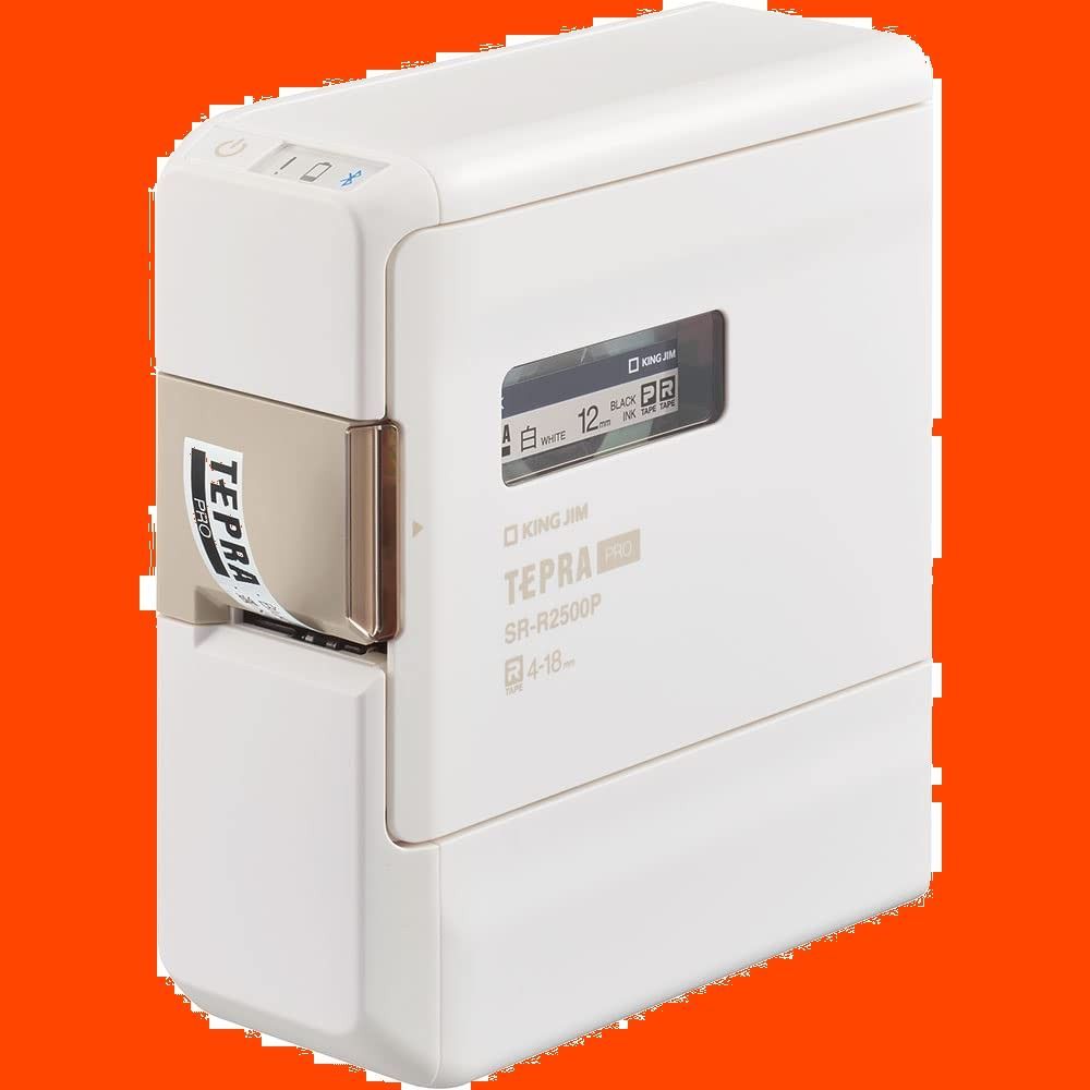 キングジム ラベルプリンター スマホ専用 「テプラ」PRO SR-R2500P (対応ラベル幅:4-18mm幅)