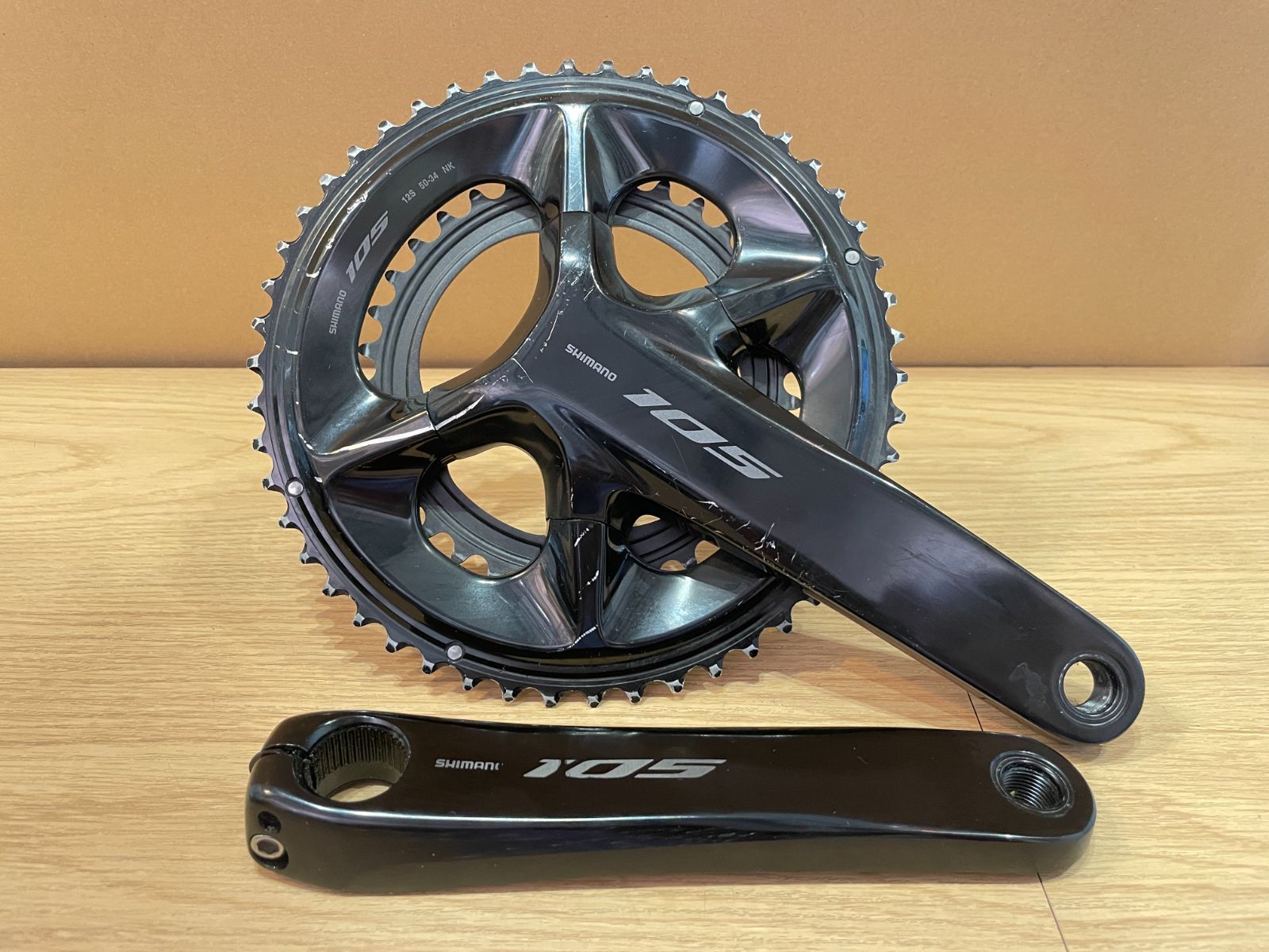 P4417 □USED□SHIMANO シマノ FC-R7100 50-34T 170mm 12s クランク