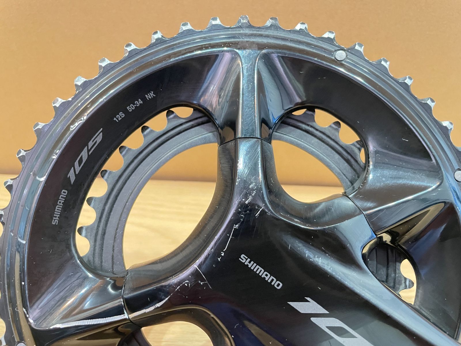 P4417 □USED□SHIMANO シマノ FC-R7100 50-34T 170mm 12s クランク