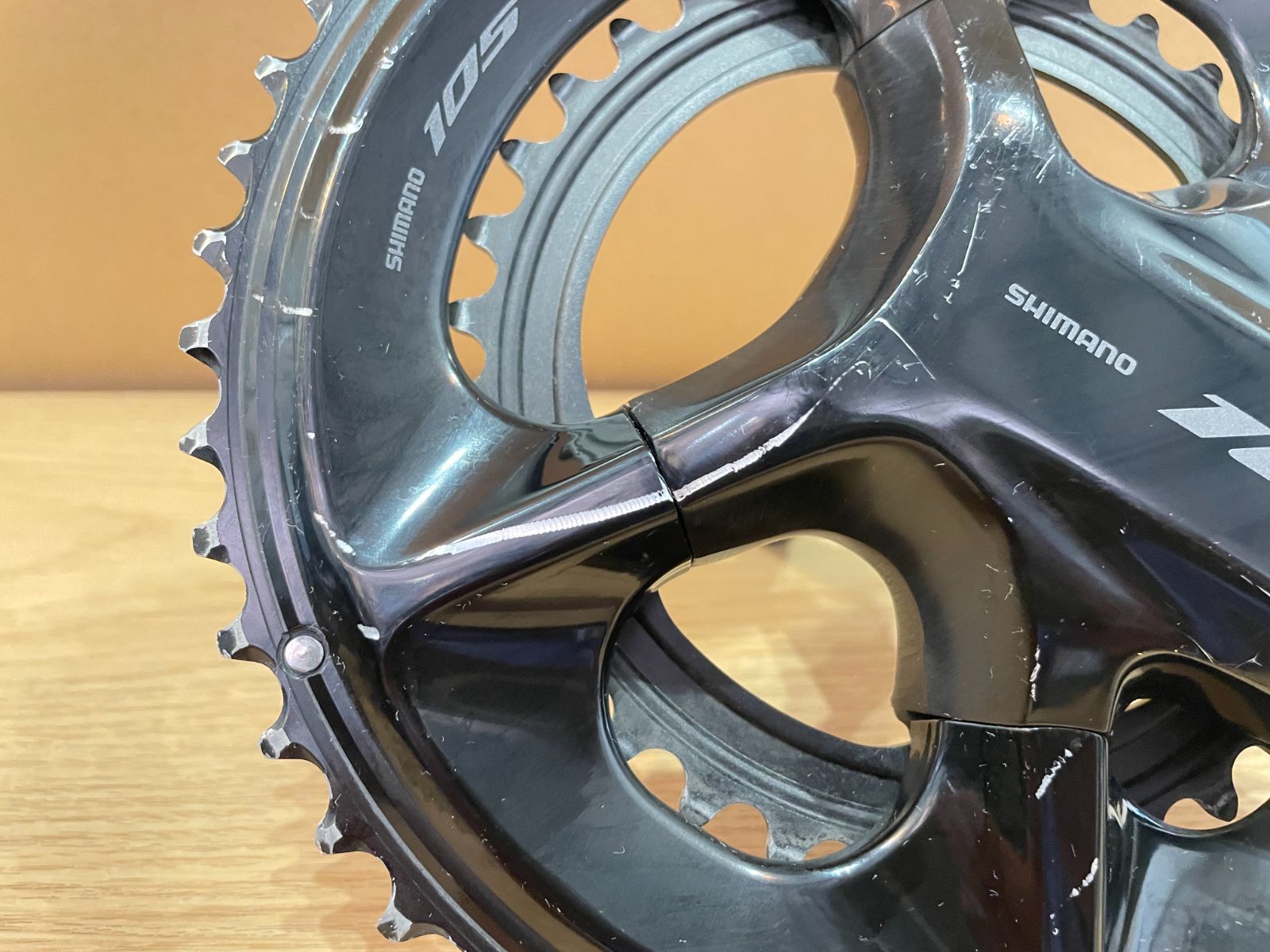 P4417 □USED□SHIMANO シマノ FC-R7100 50-34T 170mm 12s クランク