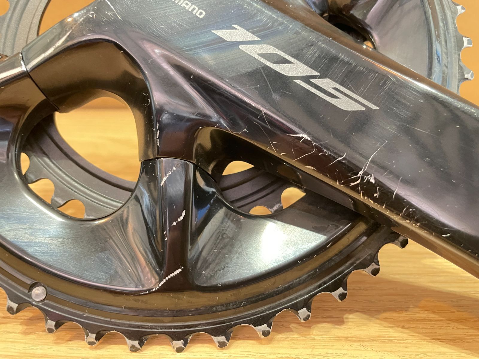 P4417 □USED□SHIMANO シマノ FC-R7100 50-34T 170mm 12s クランク
